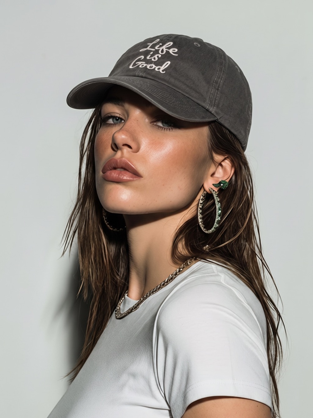 NWT Life is Good GRAY versatile baseball hat for Men/women Have 2 in stock - Picture 3 of 10